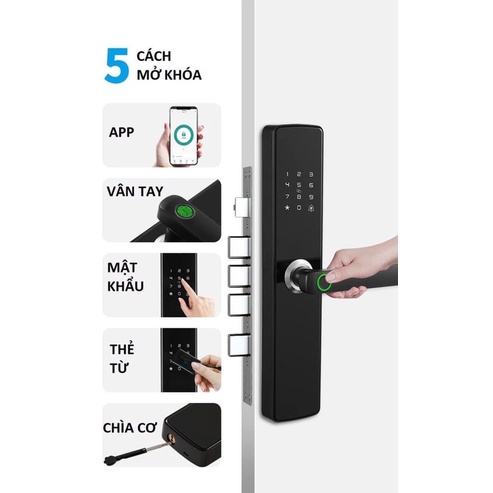 KHÓA VÂN TAY TUYA E202 MẪU 2022