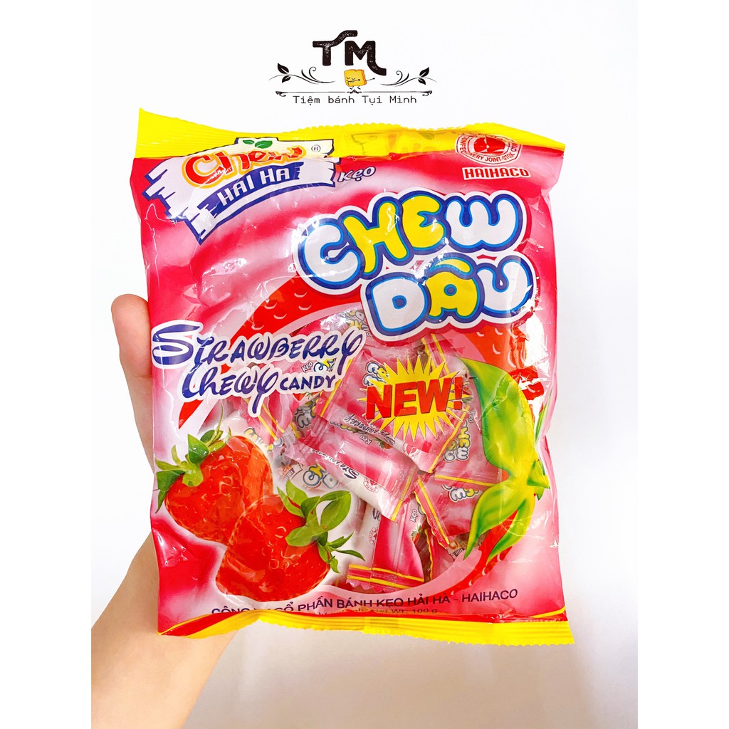 Kẹo Mềm Chew Hải Hà Vị Dâu (Gói 100g)