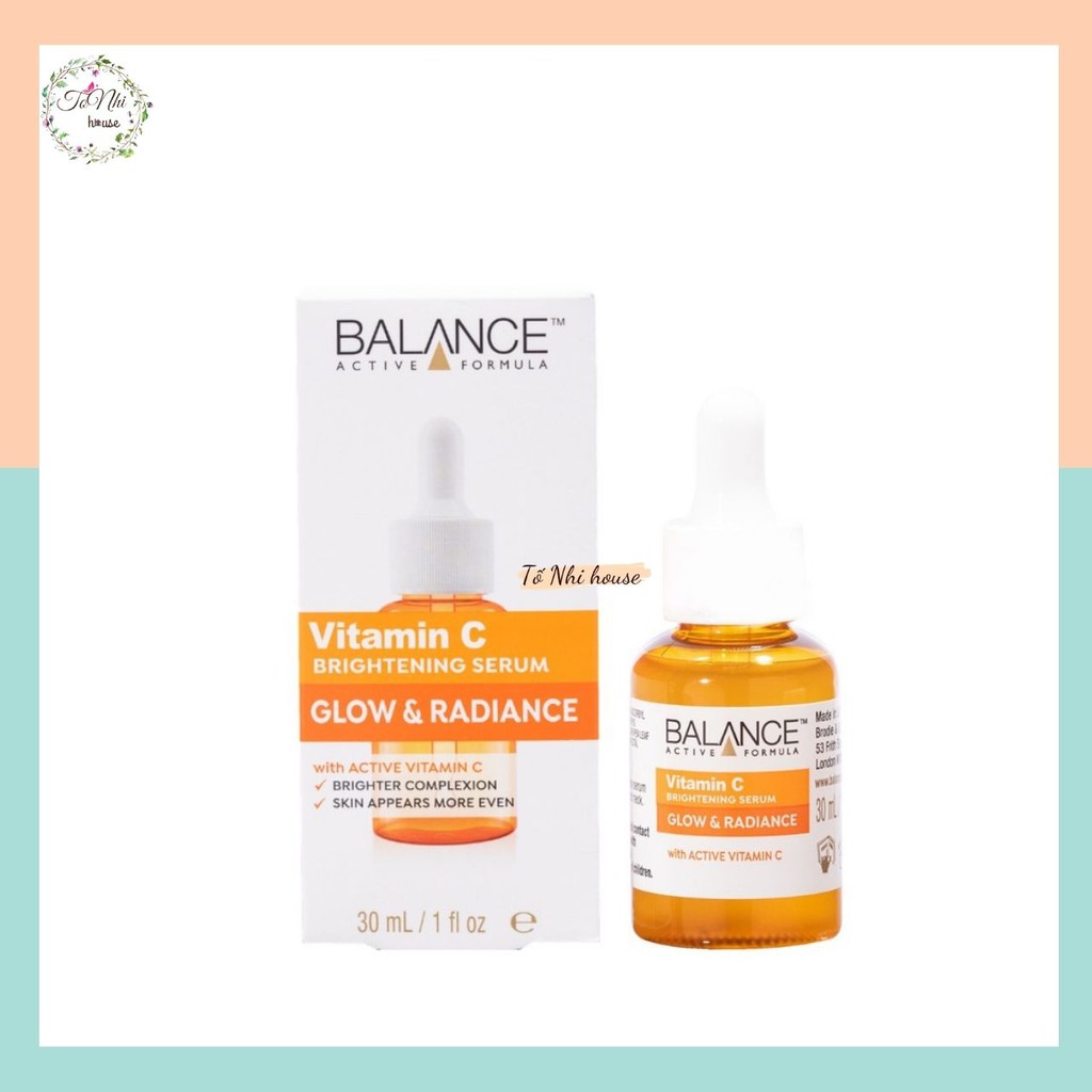 Serum Trắng Da, Mờ Thâm Balance Active Formula Vitamin C Brightening 30ml