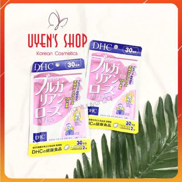 Viên Uống Thơm Cơ Thể Hương Hoa Hồng DHC Bulgarian Rose Capsule