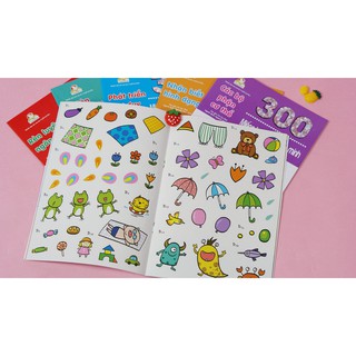 SÁCH - 300 miếng bóc dán thông minh