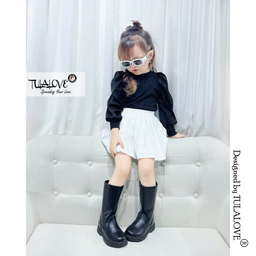 Áo Vai Bồng Dài Tay Bé Gái Cực Xinh Tulalove