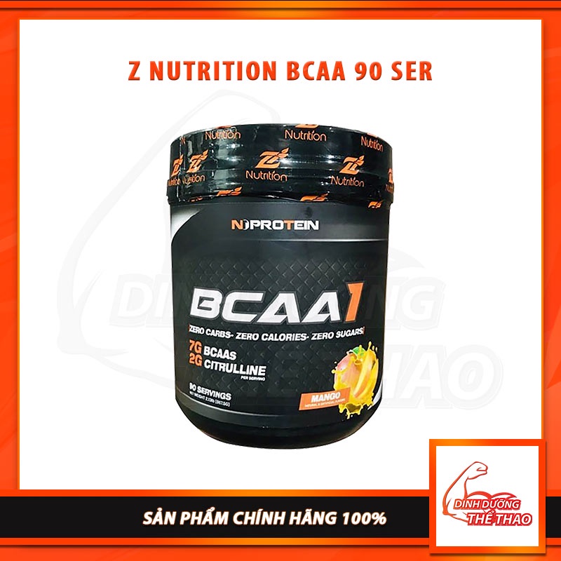 [SALE XẢ KHO] Z NUTRITION BCAA 90 SER Bột Dinh Dưỡng Hỗ Trợ Phục Hồi Và Phát Triển Cơ Bắp