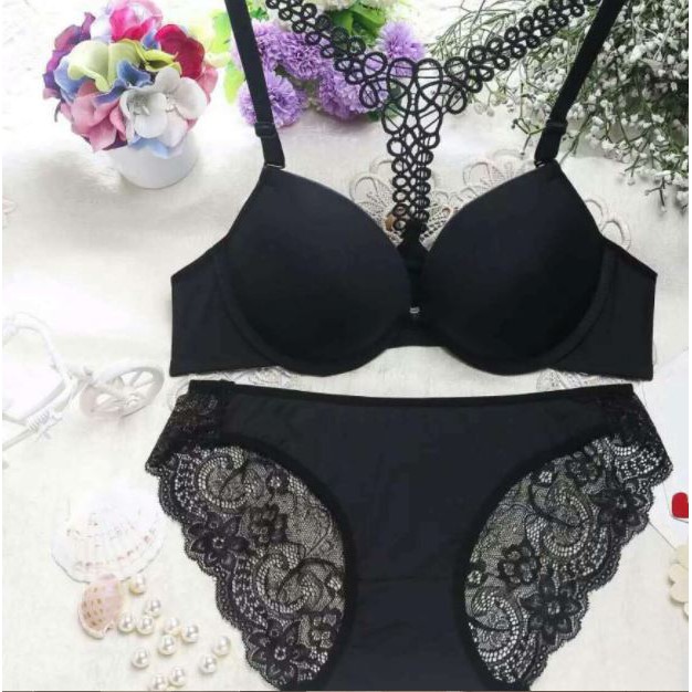 Bộ quần áo lót cài trước dây xích pha ren 289 | BigBuy360 - bigbuy360.vn