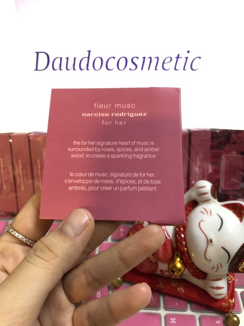 [ vial ] Nước hoa Narciso Rodriguez Narciso Fleur Musc For Her EDP 1ml | Thế Giới Skin Care