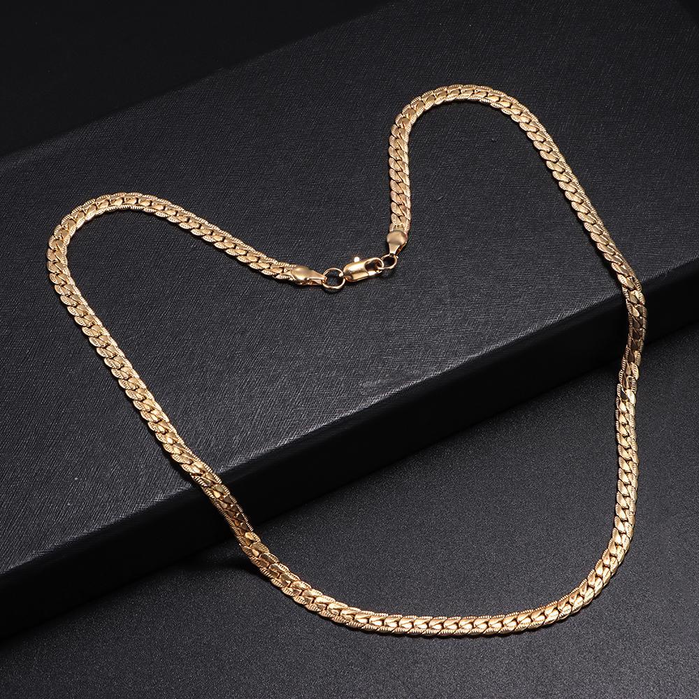 DIACHAVN Vòng cổ Mạ VàNg 18K 20 &quot;Phong CáCh Hiphop