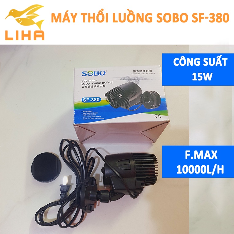 Máy Thổi Luồng Sobo Hít Nam Châm - Máy Tạo Sóng Hít Nam Châm Cho Bể Cá