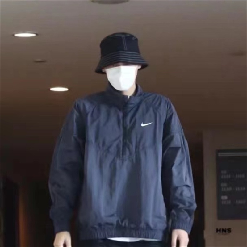 STUSSY Áo Khoác Bomber Khóa Kéo Thời Trang Unisex