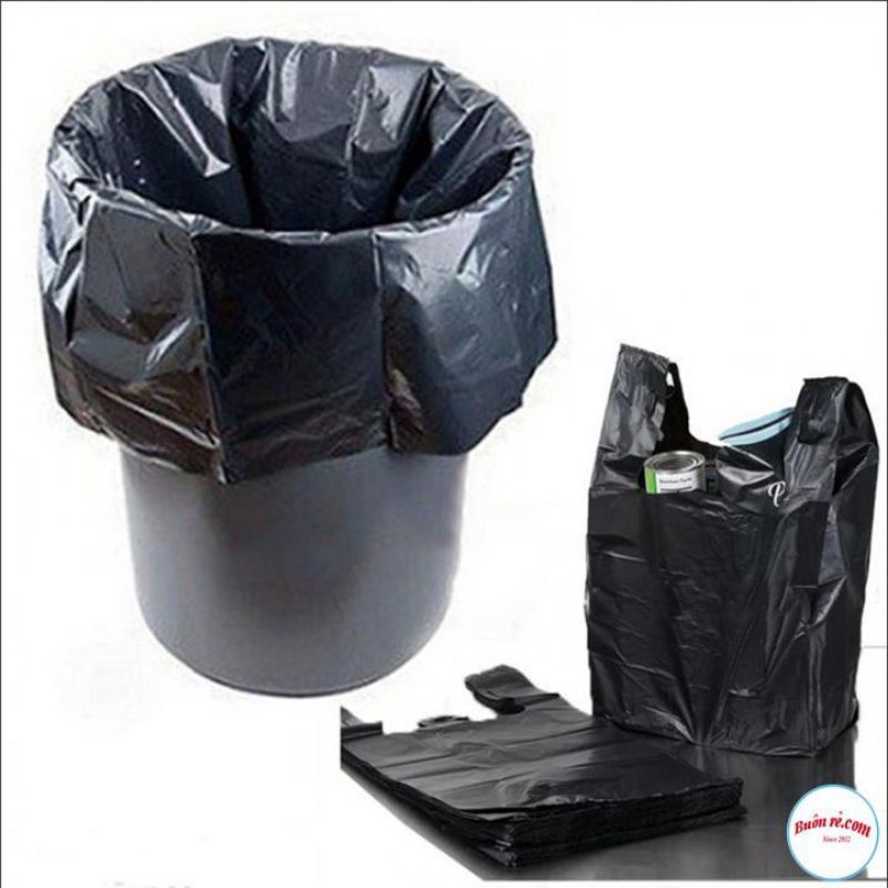1kg túi bóng đen dùng để đóng gói hàng hóa, đựng rác có 2 quai xách tiện lợi giá rẻ, bền dai đủ kích thước từ 2kg- 30kg