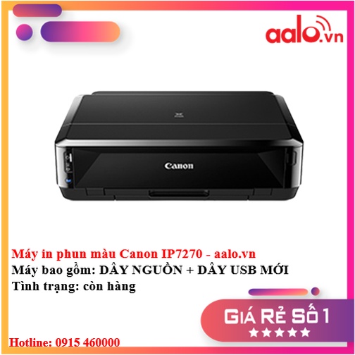 MÁY IN MÀU CANON IP7270 IN HÌNH ẢNH VĂN BẢN PHUN MÀU - AALO.VN