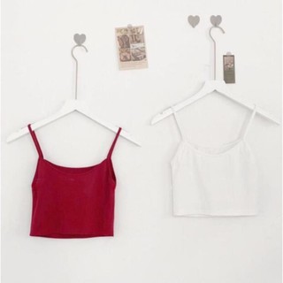 Áo thun croptop 2 dây cici nữ