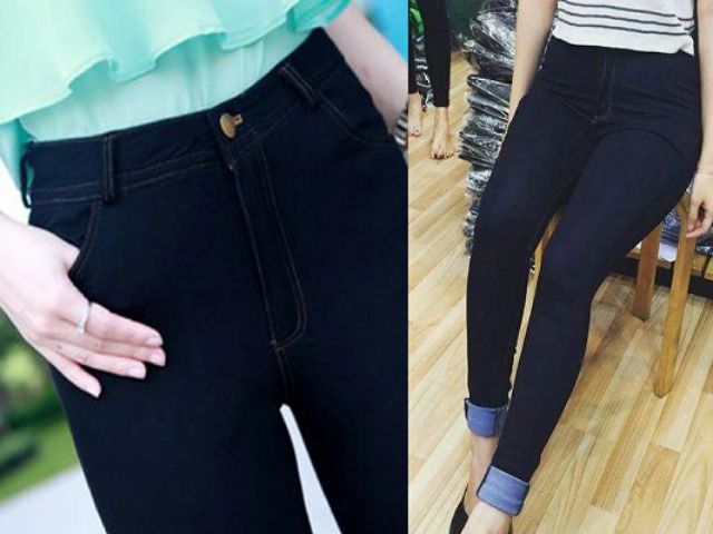 Quần tregging giả bò cạp khóa | BigBuy360 - bigbuy360.vn