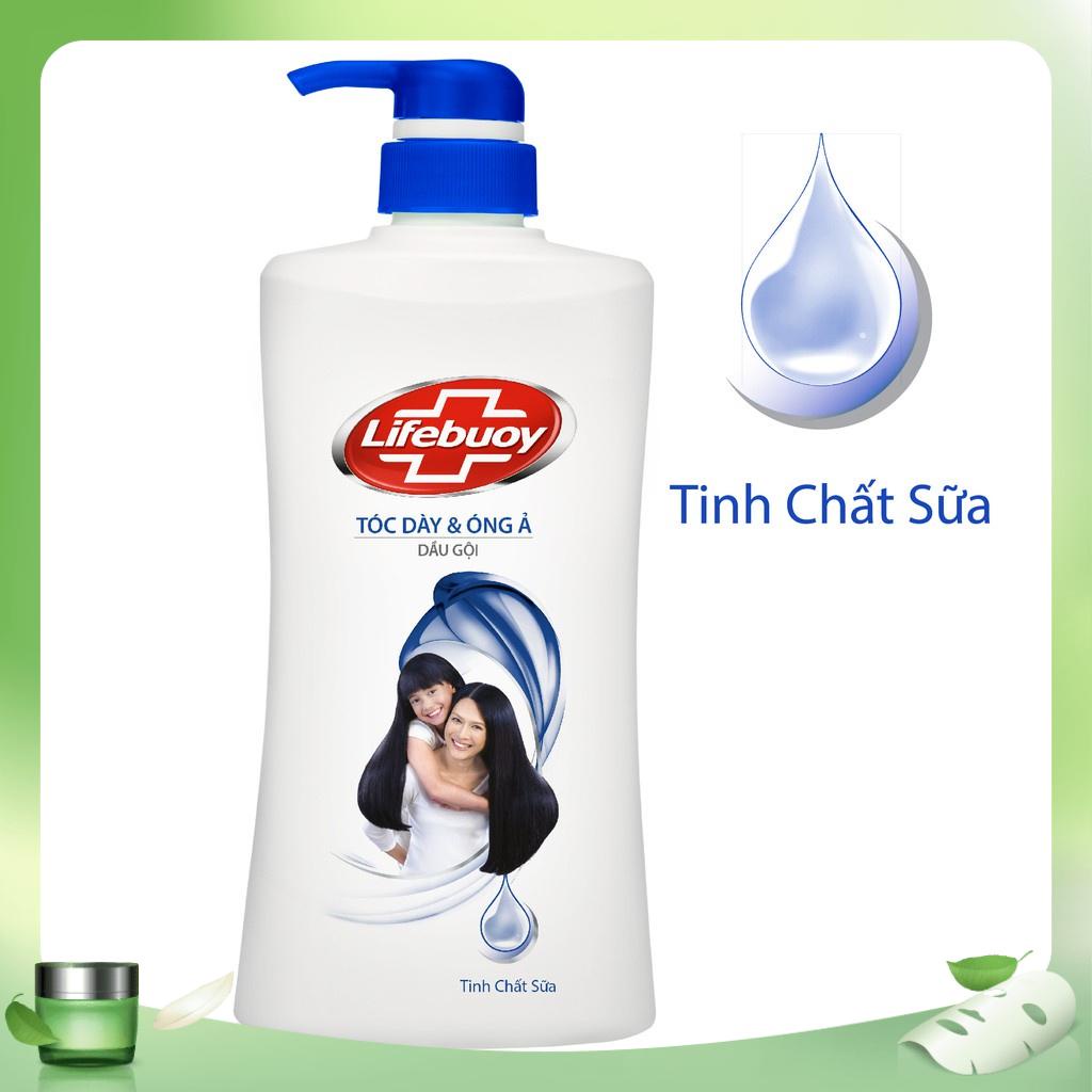 Dầu Gội Lifebuoy Tóc Dày Óng Ả 640g