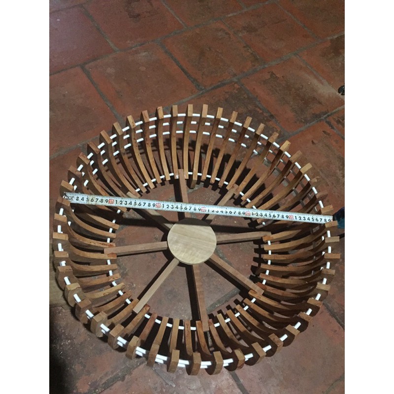 chậu trồng lan bằng gỗ size 60cm