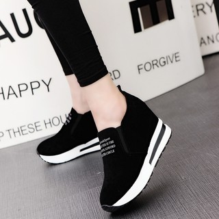 Giày Sneakers Nữ Độn Đế 6cm Mã H71