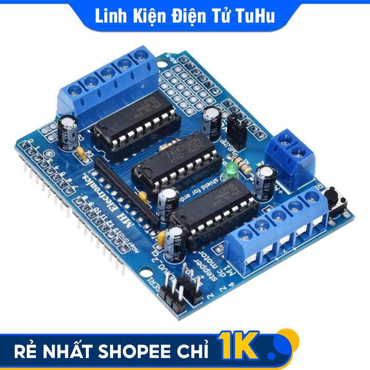 Module Điều Khiển Động Cơ Arduino Motor Shield L293D