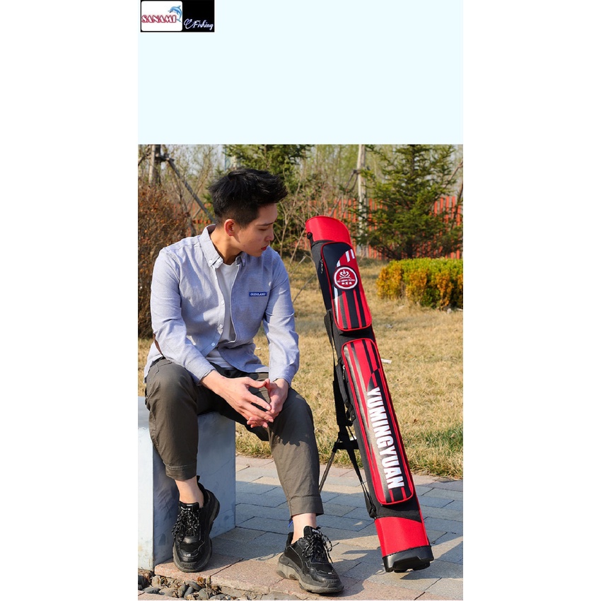 Túi Đựng Cần Câu Tay Cao Cấp YONGKANG 1M25 Cứng,Túi Đựng Đồ Câu Cần Câu Tay TDC5 -Sanami Fishing