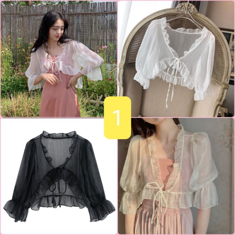 Áo choàng trong voan