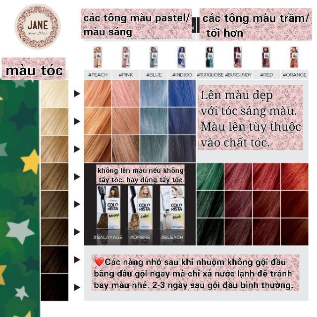 [Hàng sẵn] Thuốc nhuộm tóc dạng kem L'OREAL COLORISTA WASHOUT | BigBuy360 - bigbuy360.vn