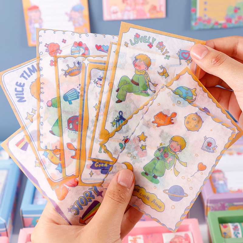 Set Băng Keo Dán Trang Trí Sổ Tay Dễ Thương Sáng Tạo