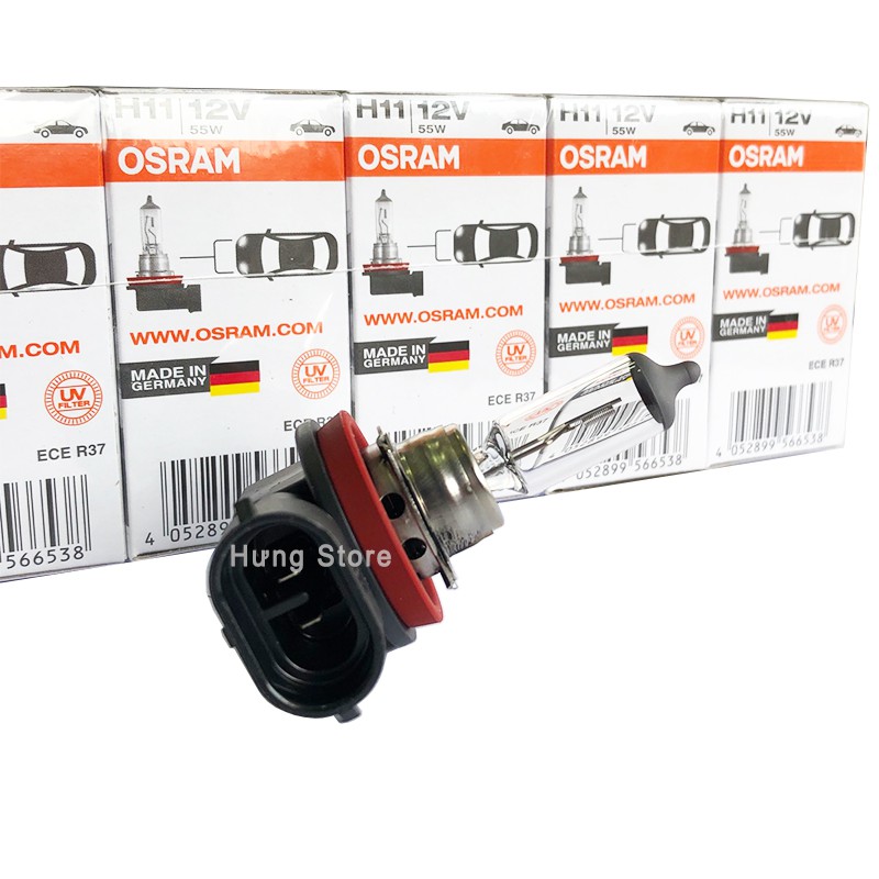 Bóng đèn  Osram Đức 12V 55W Original cao cấp  H4, H7, H16, H11