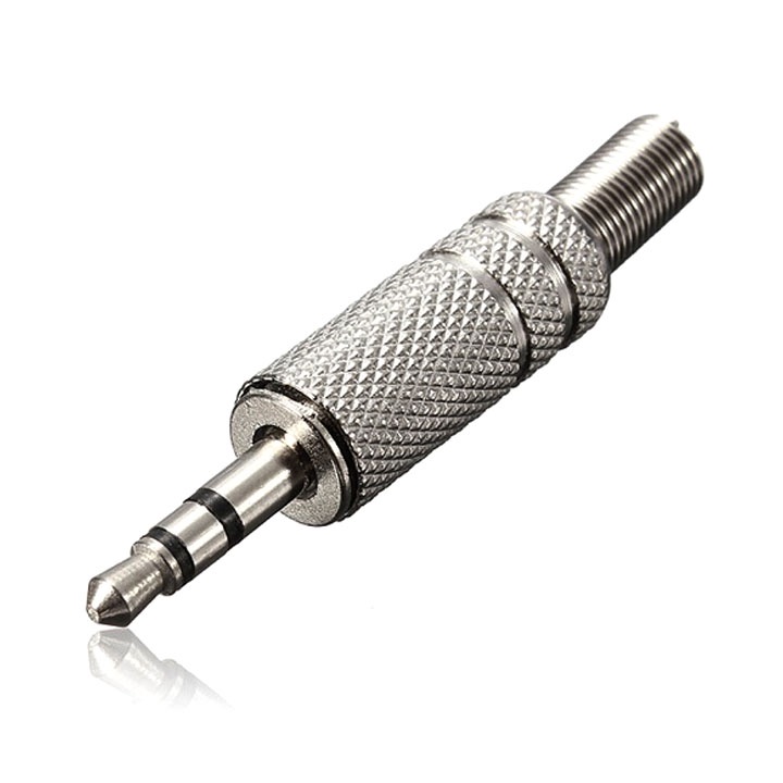 Đầu Jack Audio 3.5mm Mạ Kẽm 3 Chấu