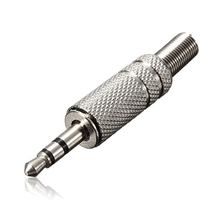 Đầu jack audio 3.5mm mạ kẽm 3 chấu