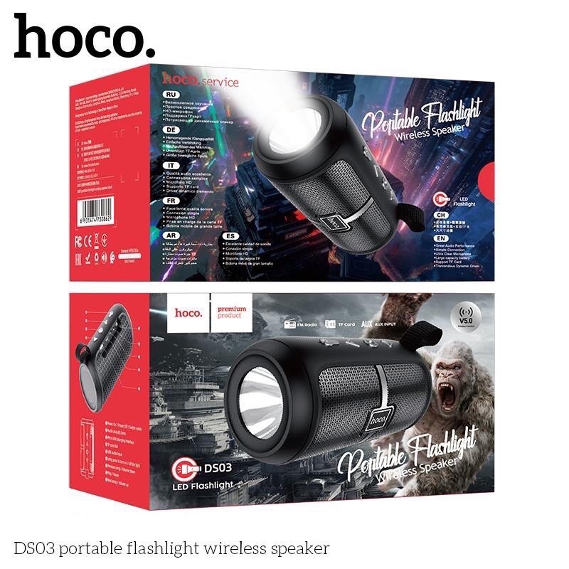 Loa HOCO DS03 V5.0 Âm Thanh Lớn Rõ, kèm theo đèn pin