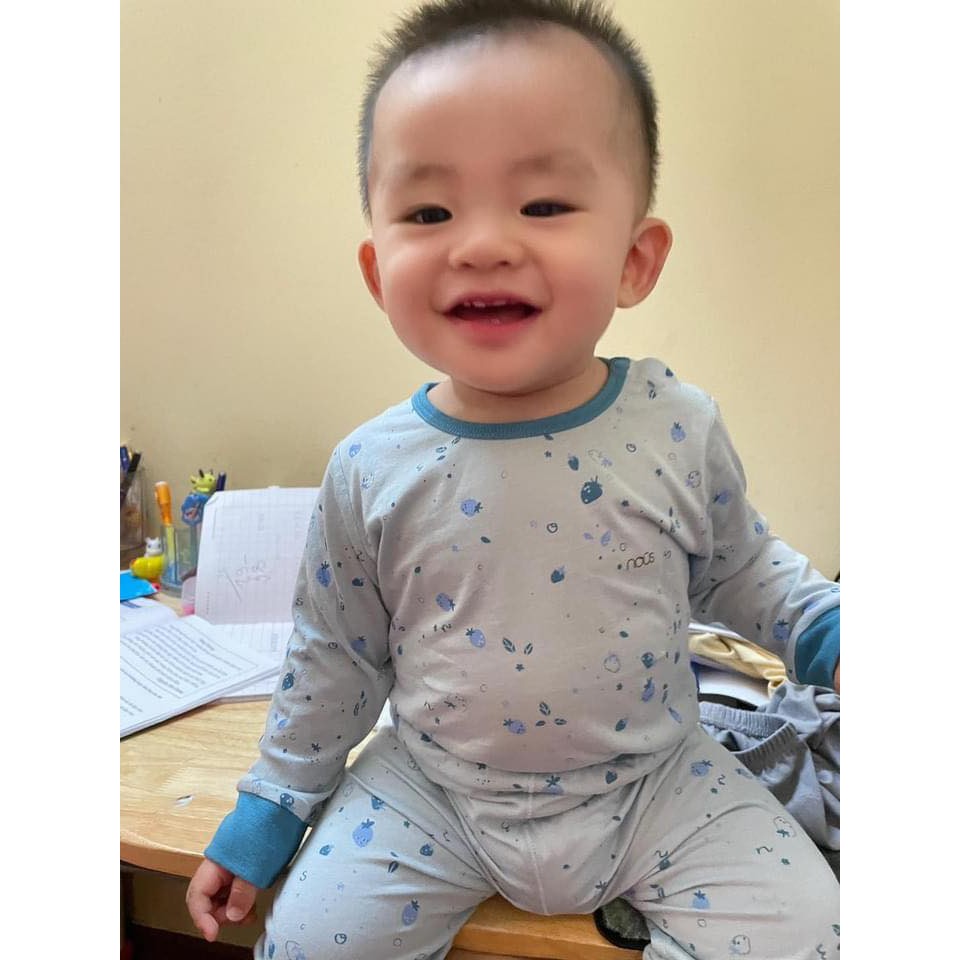 Bộ quần áo dài tay Nous - Bộ cài vai dài tay Nous