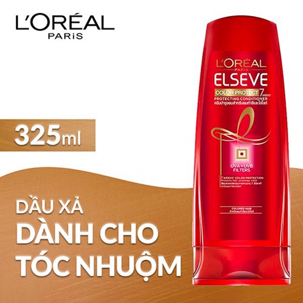 Dầu xả L'oreal Paris ELSEVE COLOR PROTECT 7 WEEKS PROTECTING CONDITIONER Giữ màu tóc nhuộm