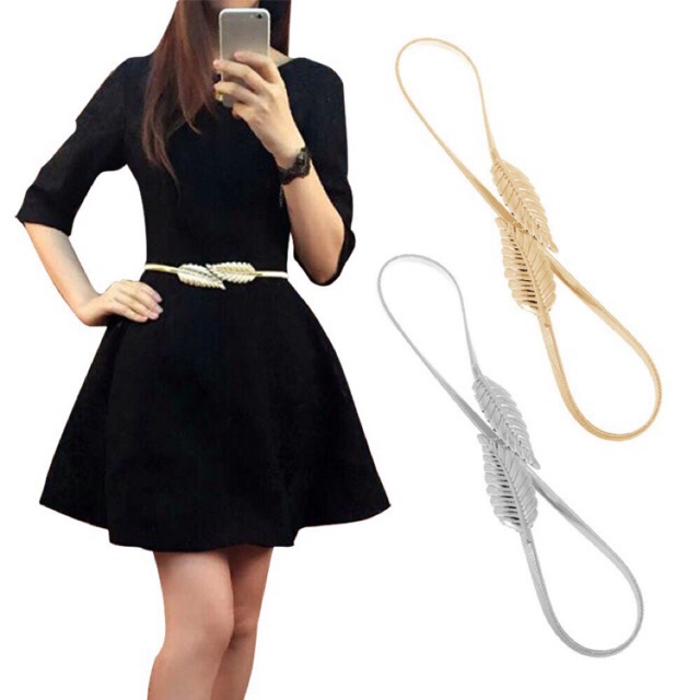 Dây nịt kiểu, chiếc lá màu vàng