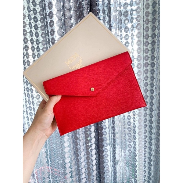 Túi gift MCM auth các màu mix luôn xích ful box