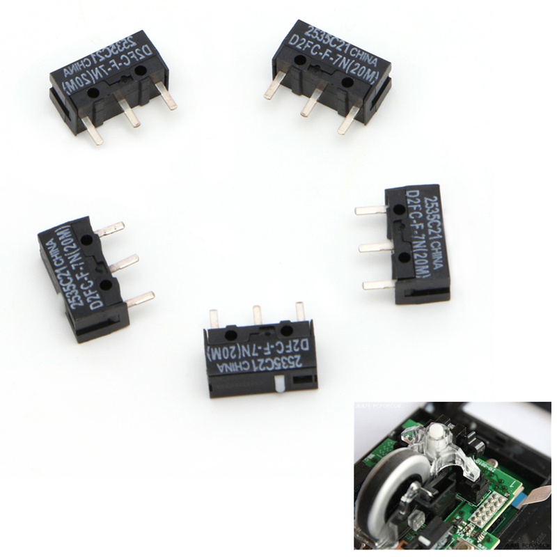 Set 5 Công Tắc Micro 20M D2FC-F-7N Chuyên Dụng Cho Chuột Máy Tính