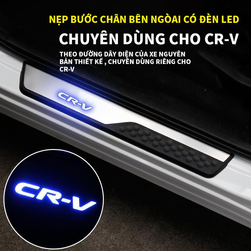 Nẹp bước chân bên ngoài có đèn Led CRV(18-22)