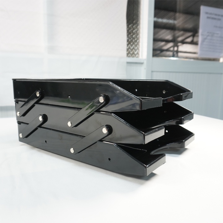 Kệ tầng trượt mica Xukiva 1 tầng, 2 tầng, 3 tầng (màu ngẫu nhiên)