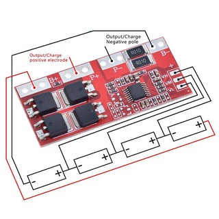 Bảng bảo vệ pin Li-on Lithium 18650 BMS 4S 30A 14.4V 14.8V 16.8V