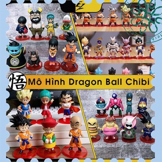 [Cực Hot] Mô hình Dragon Ball - 21 Nhân Vật Chibi Siêu Đẹp, Set 8 và 6 Dragonball