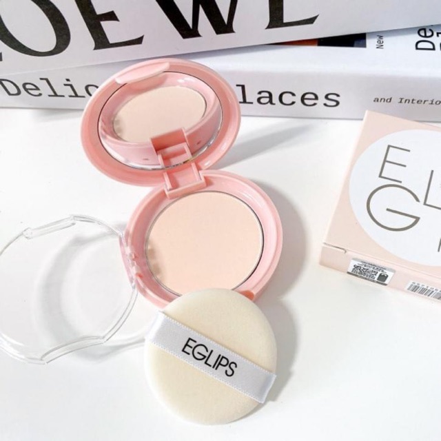 Phấn Phủ Tạo Độ Bóng Hồng Hào Làn Da Eglips Glow Powder Pact(Pink)