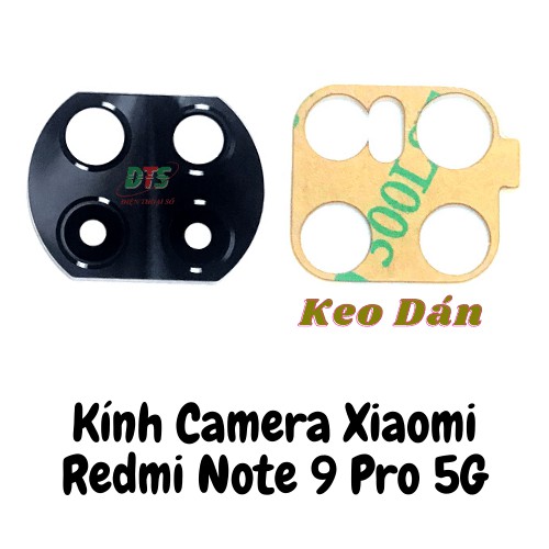 Kính camera Xiaomi Redmi note 9 pro 5g