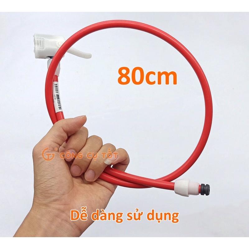 Đầu bơm nhựa xe đạp, xe máy 2 chế độ bơm