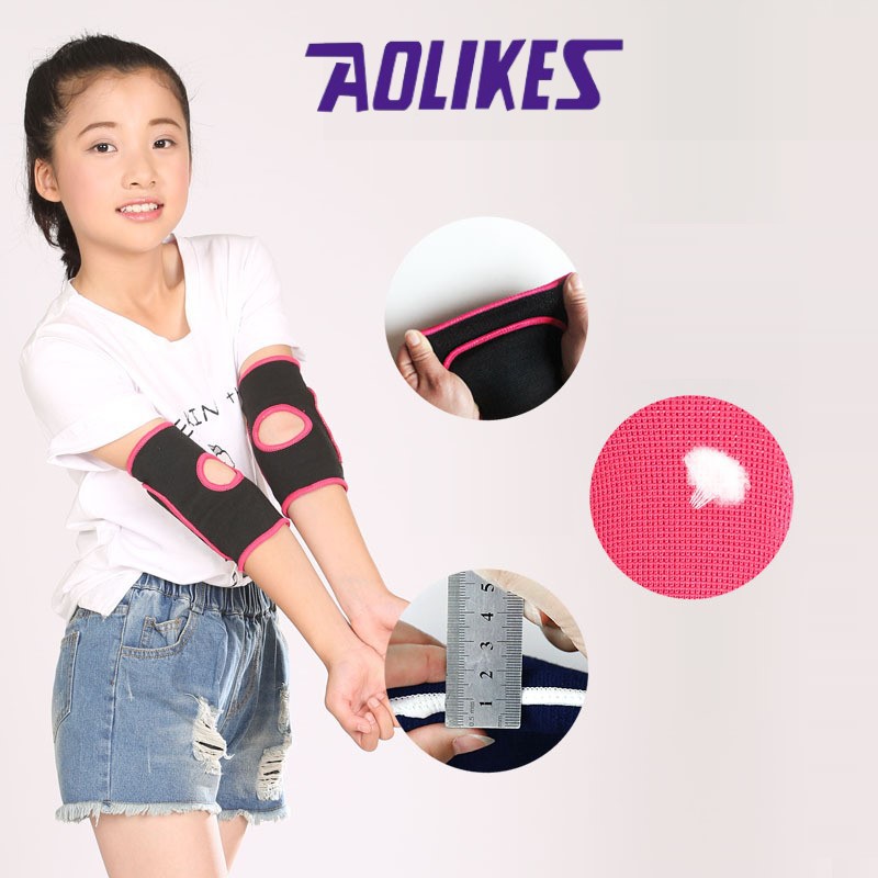 Đai bảo vệ khuỷu tay trẻ em AOLIKES A-0240 - 0241 (1 đôi) bán sỉ cao cấp chính hãng