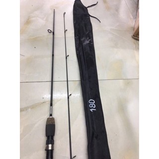 Cần câu mực 1m8 cần lure 2 khúc