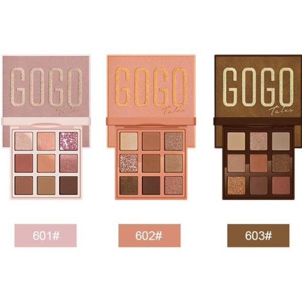 [CHÍNH HÃNG] Bảng phấn mắt GOGO TALES 9 màu Admiring Velvet Eyeshadow