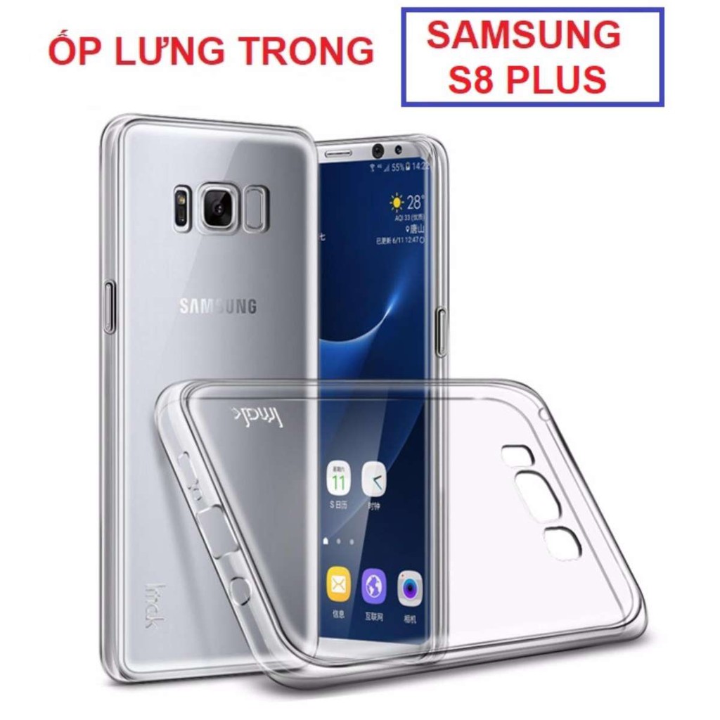 Ốp lưng SS Galaxy S8 Plus silicon dẻo, trong suốt