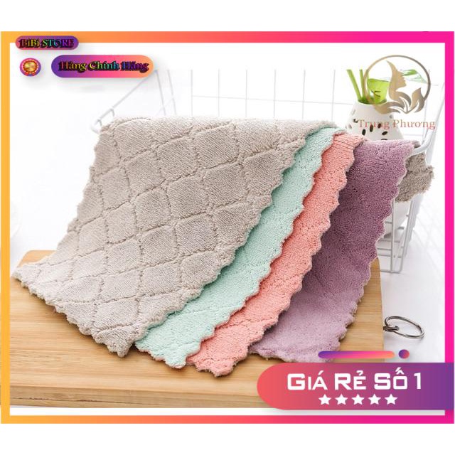 Set 10 Cái Khăn Lau Đa Năng 12cm x 18cm_ Thấm Hút Tốt