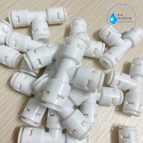 T Đều Nối Nhanh 3 Đầu Dây 6mm vày dây 10mm dùng trong máy lọc nước