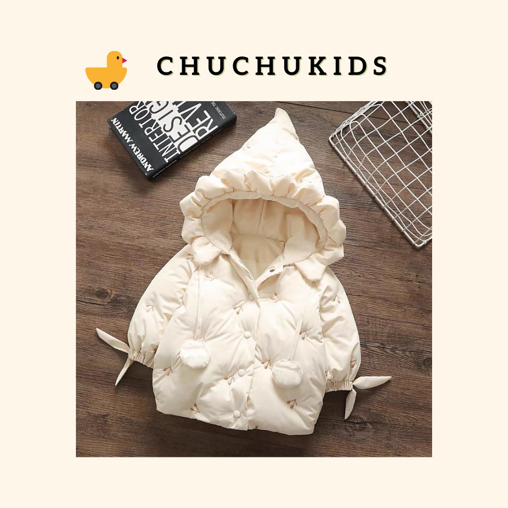 Áo phao siêu nhẹ cho bé gái