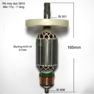 Rô to máy đục mũi 17mm