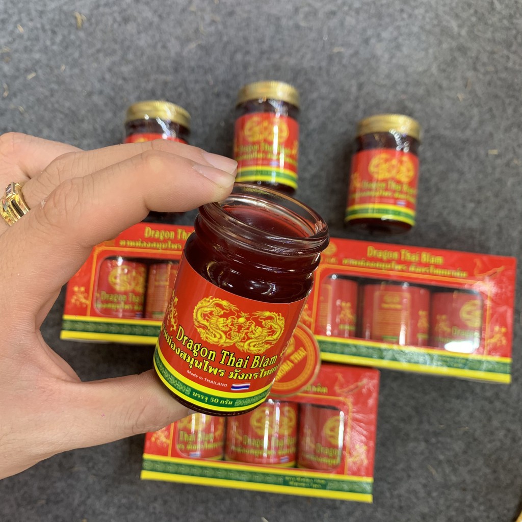 |Mun| Dầu Cù Là 32 vị Dragon Thai Blam 50Gr