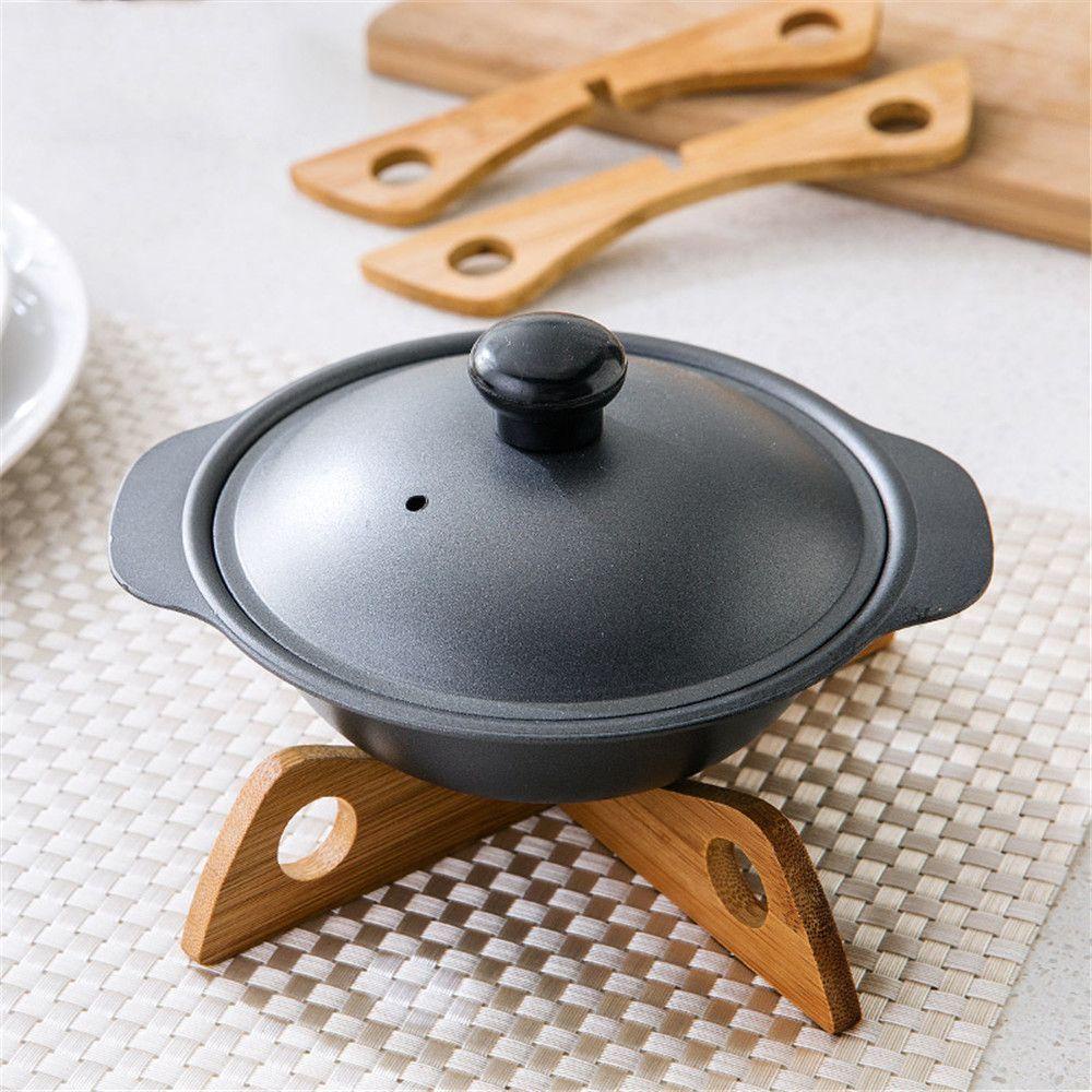 Tấm Lót Nồi Bằng Tre Cách Nhiệt Tháo Rời Được Tiện Lợi Dành Cho Nhà Bếp